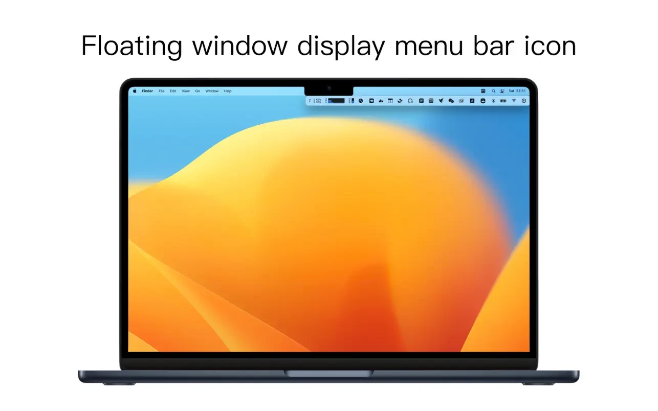 iBar-Menubar icon control tool screenshot 1